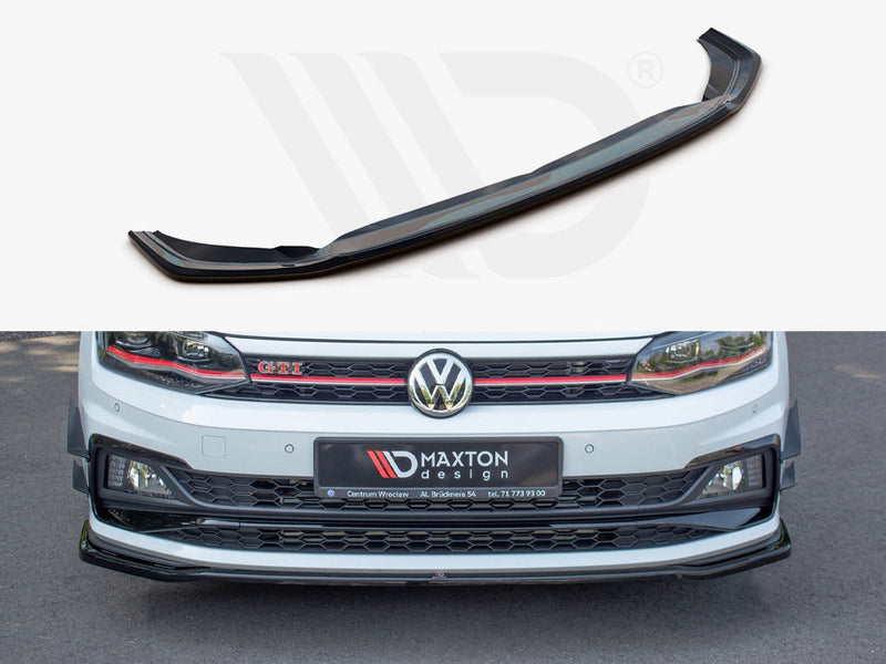 Maxton Design - Front Splitter V.2 Volkswagen Polo GTI / R-Line Mk6 (2017-2021)