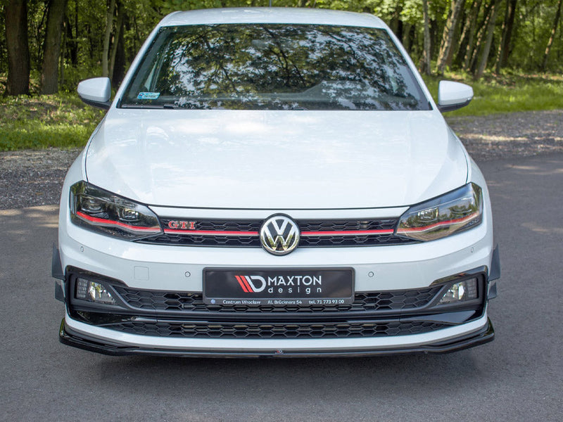 Maxton Design - Front Splitter V.2 Volkswagen Polo GTI / R-Line Mk6 (2017-2021)