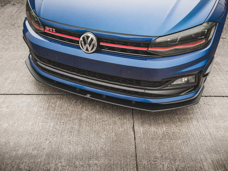 Maxton Design - STREET PRO FRONT SPLITTER VW POLO GTI MK6 (2017-2021)