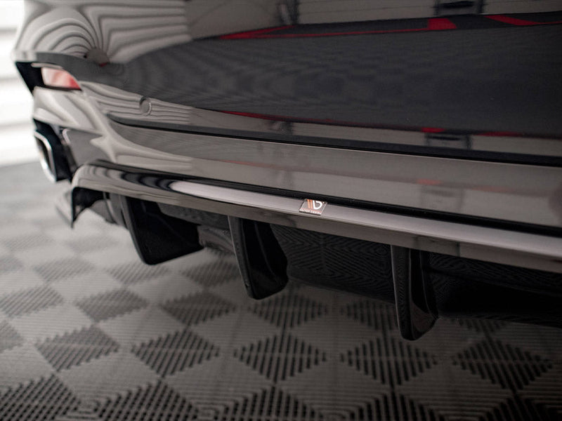 Maxton Design - CENTRAL REAR SPLITTER (VERTICAL BARS) BMW X6 M SPORT F16