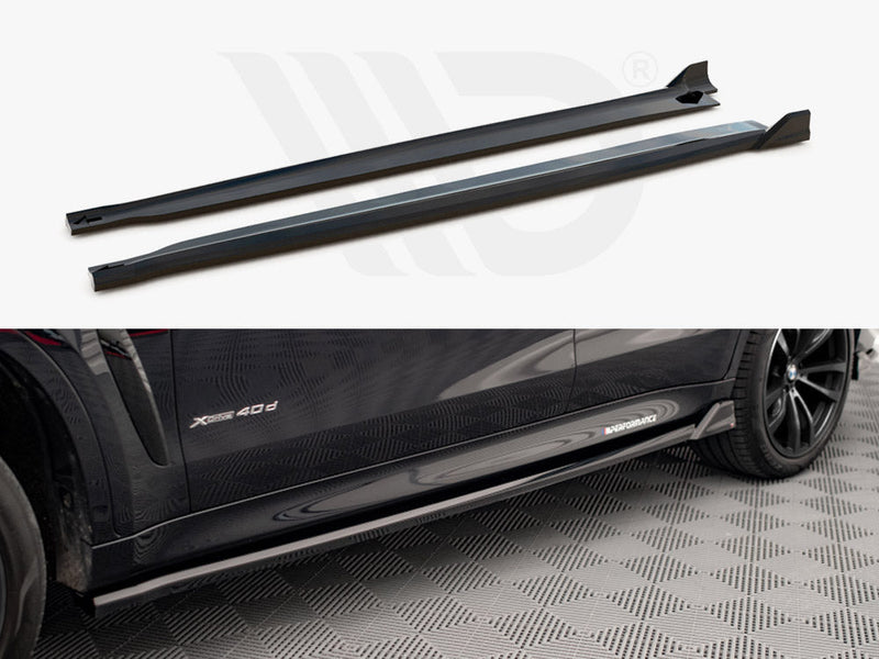 Maxton Design - SIDE SKIRTS DIFFUSERS V.2 BMW X6 M SPORT F16