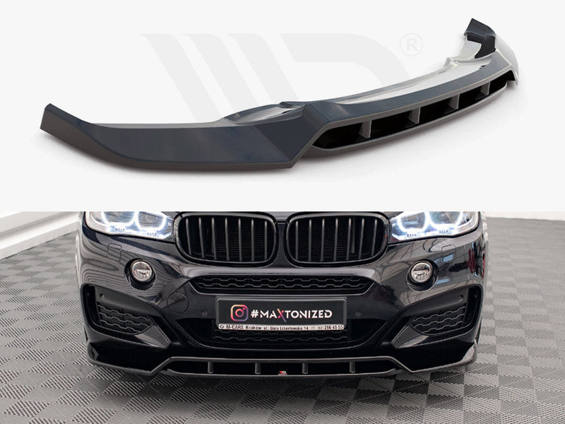 Maxton Design - FRONT SPLITTER V.2 BMW X6 M SPORT F16