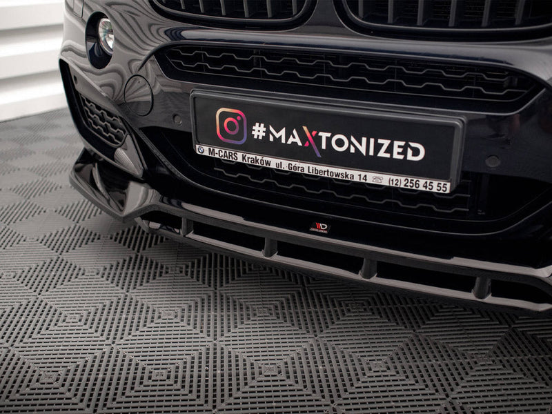 Maxton Design - FRONT SPLITTER V.3 BMW X6 M SPORT F16