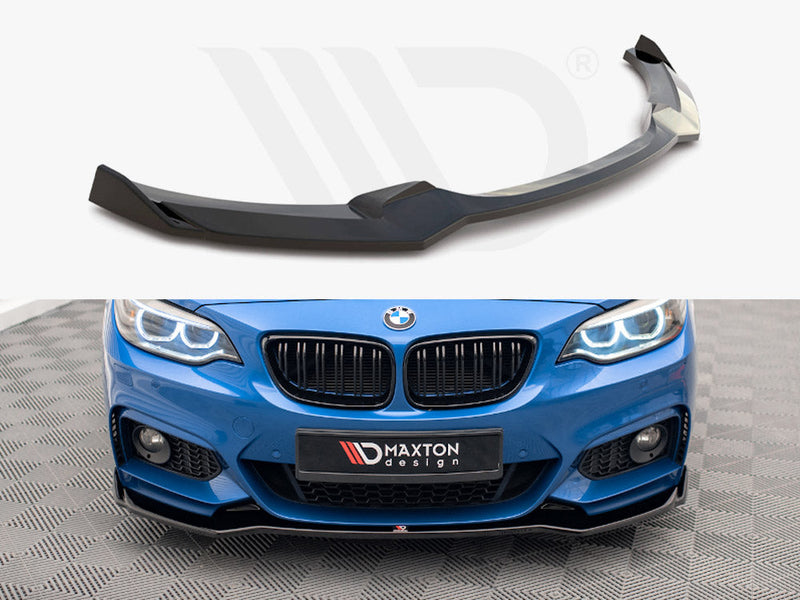 Maxton Design - FRONT SPLITTER V.1 BMW 2 M-PACK F22