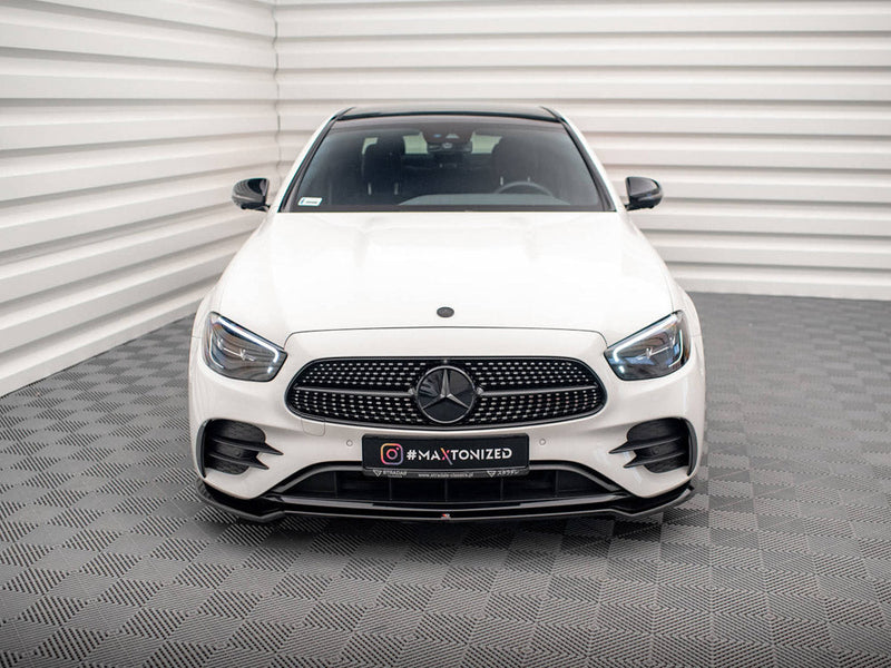 Maxton Design - FRONT SPLITTER V.1 MERCEDES E AMG LINE W213 FACELIFT