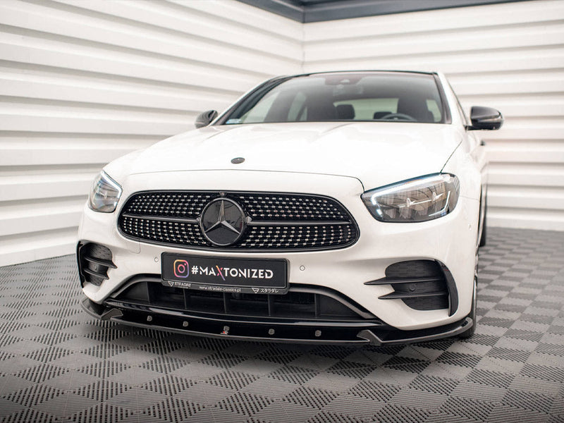 Maxton Design - Front Splitter V.2 Mercedes E AMG Line W213 Facelift