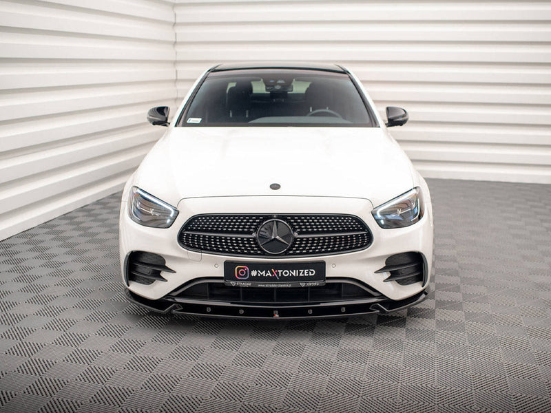 Maxton Design - Front Splitter V.2 Mercedes E AMG Line W213 Facelift