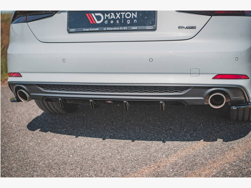Maxton Design - REAR VALANCE AUDI A5 MK2 SPORTBACK S-LINE (F5) (2016-UP)
