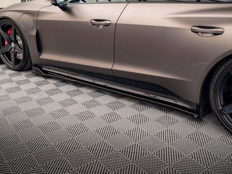 Maxton Design - SIDE SKIRTS DIFFUSERS V.2 AUDI E-TRON GT / RS GT MK1