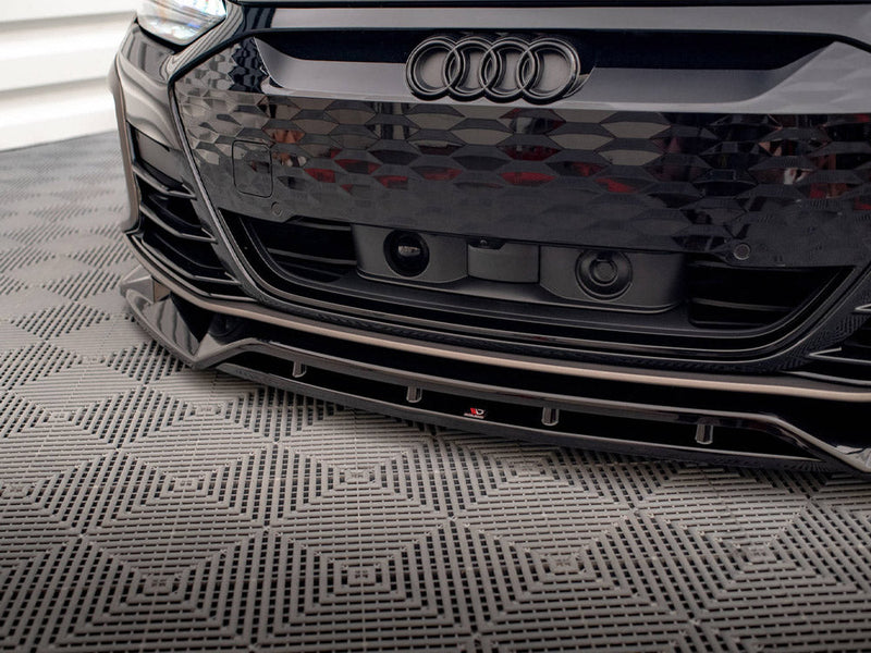 Maxton Design - FRONT SPLITTER V.2 AUDI E-TRON GT / RS GT MK1