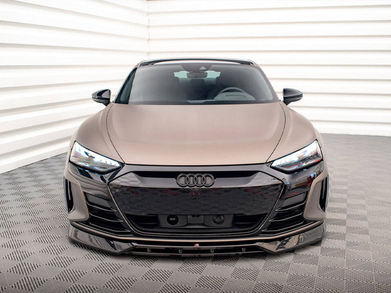 Maxton Design - FRONT SPLITTER V.3 AUDI E-TRON GT / RS GT MK1