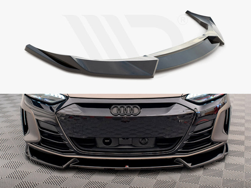 Maxton Design - FRONT SPLITTER V.1 AUDI E-TRON GT / RS GT MK1