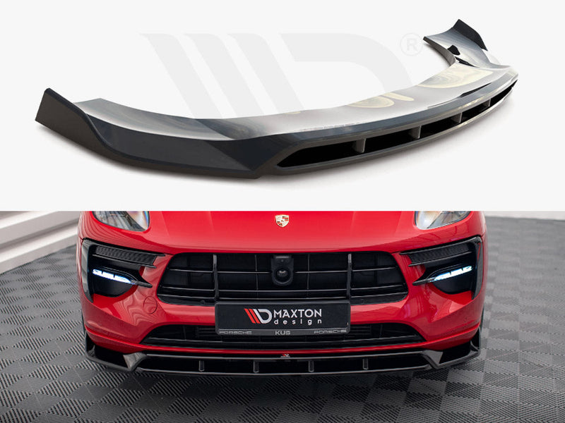 Maxton Design - FRONT SPLITTER V.2 PORSCHE MACAN GTS / SPORT DESIGN MK1 FACELIFT