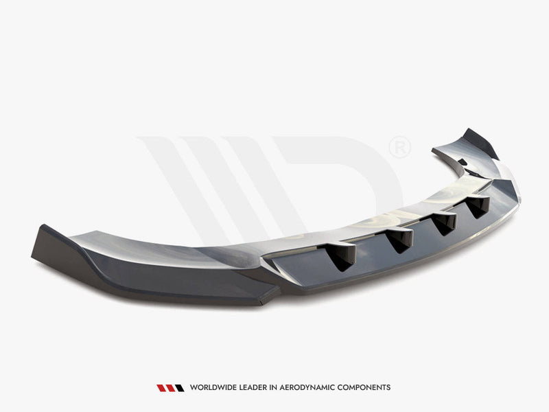 Maxton Design - FRONT SPLITTER V.1 PORSCHE MACAN GTS / SPORT DESIGN MK1 FACELIFT