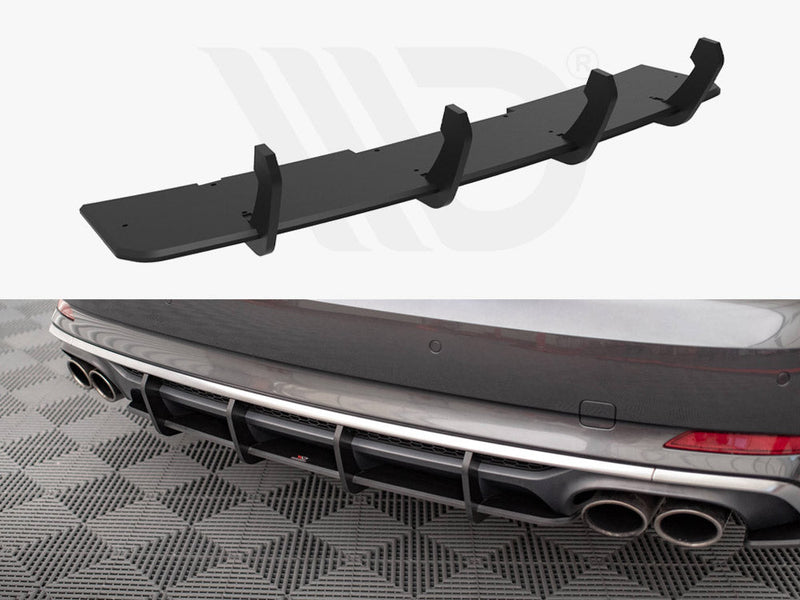 Maxton Design - STREET PRO REAR DIFFUSER AUDI S5 COUPE / SPORTBACK F5