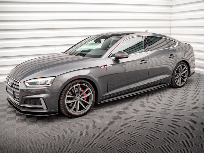 Maxton Design - STREET PRO SIDE SKIRTS DIFFUSERS AUDI A5 S-LINE / S5 SPORTBACK F5