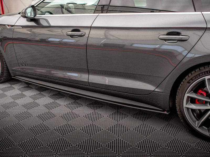 Maxton Design - STREET PRO SIDE SKIRTS DIFFUSERS AUDI A5 S-LINE / S5 SPORTBACK F5