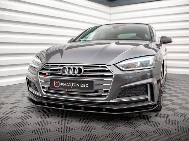 Maxton Design - STREET PRO FRONT SPLITTER AUDI A5 S-LINE / S5 COUPE / SPORTBACK F5