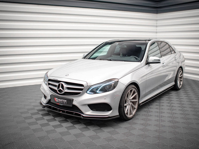 Maxton Design - SIDE SKIRTS DIFFUSERS MERCEDES-BENZ E63 AMG SEDAN W212 FACELIFT (2012-2014)