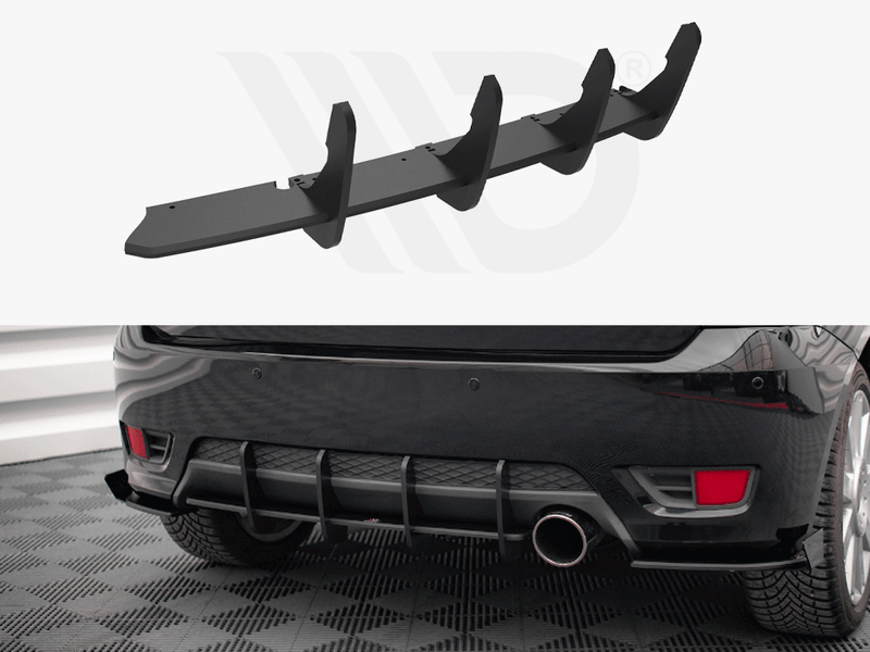 Maxton Design - STREET PRO REAR DIFFUSER FORD FIESTA ST MK6