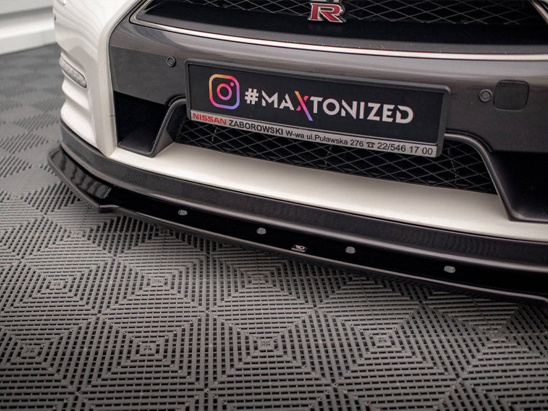 Maxton Design - FRONT SPLITTER NISSAN GTR R35 1ST FACELIFT