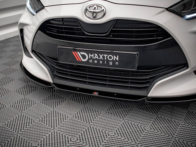 Maxton Design - FRONT SPLITTER V.1 + FLAPS TOYOTA YARIS MK4