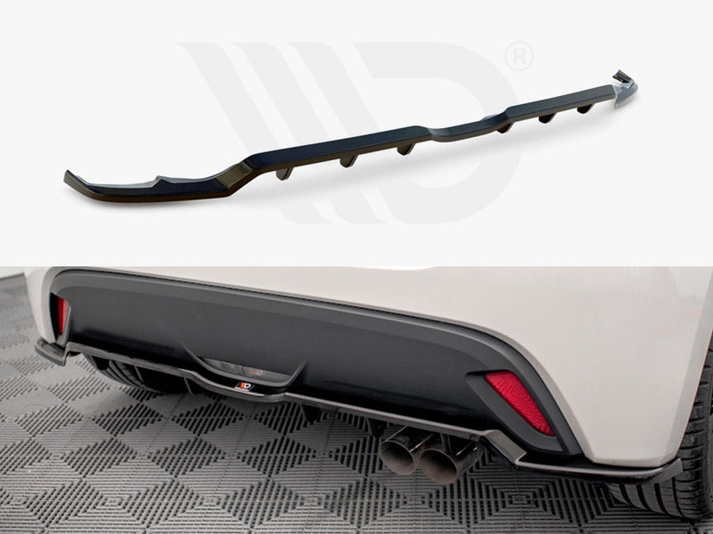 Maxton Design - CENTRAL REAR SPLITTER V.2 (VERTICAL BARS) TOYOTA YARIS MK4