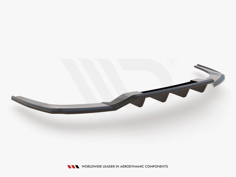 Maxton Design - CENTRAL REAR SPLITTER (VERTICAL BARS) AUDI A3 S-LINE SEDAN 8Y