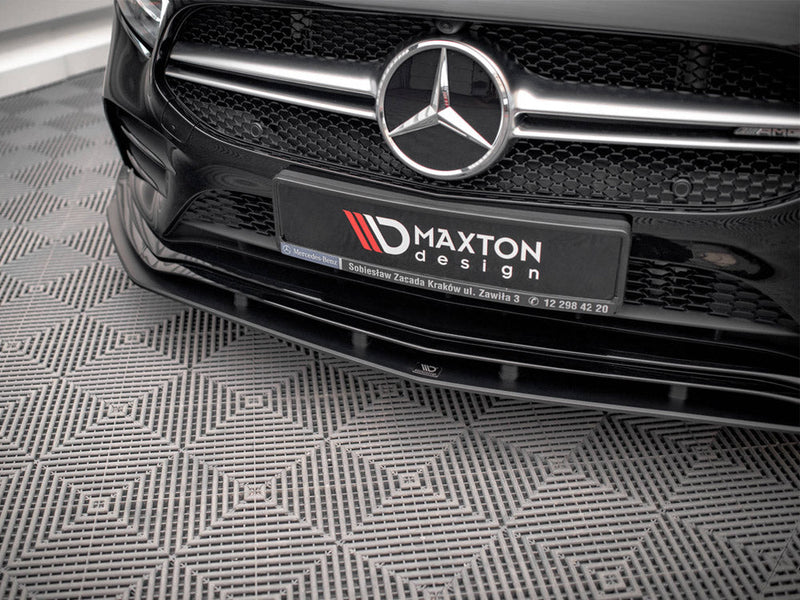 Maxton Design - STREET PRO FRONT SPLITTER MERCEDES A35 AMG / AMG-LINE W177