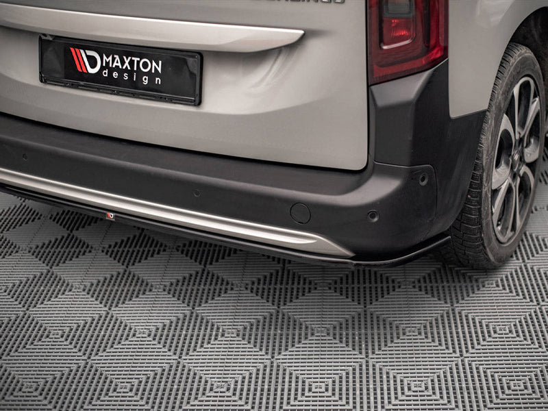 Maxton Design - CENTRAL REAR SPLITTER CITROEN BERLINGO MK3