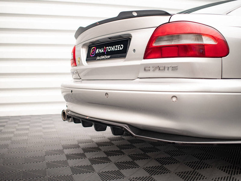 Maxton Design - CENTRAL REAR SPLITTER (VERTICAL BARS) VOLVO C70 MK1