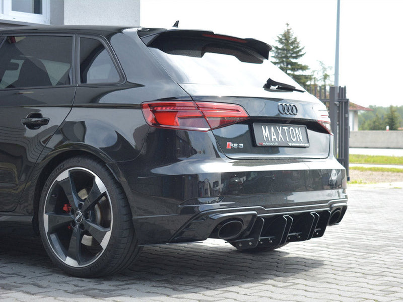 Maxton Design - REAR DIFFUSER V.2 AUDI RS3 8V FL SPORTBACK