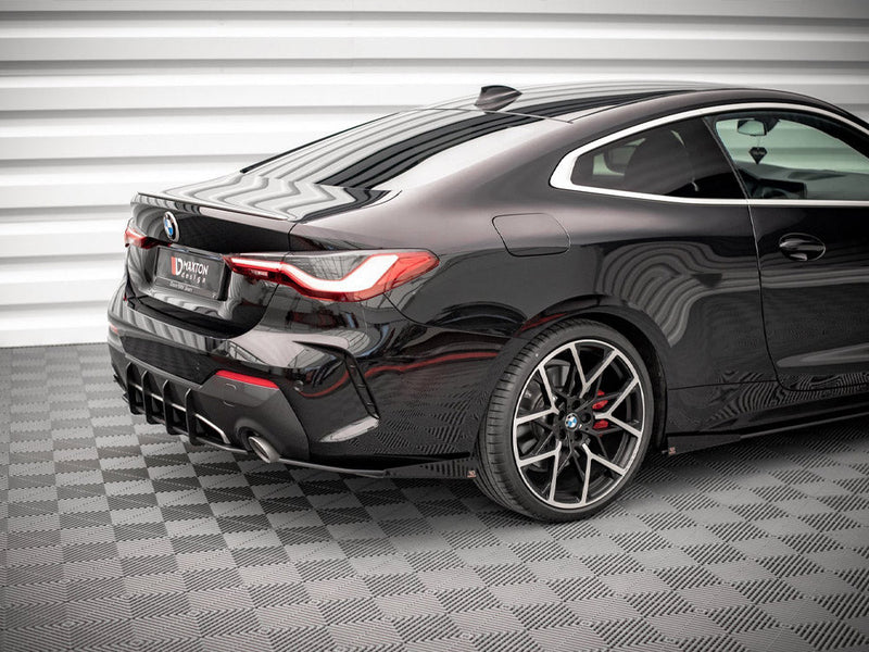Maxton Design - STREET PRO REAR SIDE SPLITTERS + FLAPS BMW 4 M-PACK G22