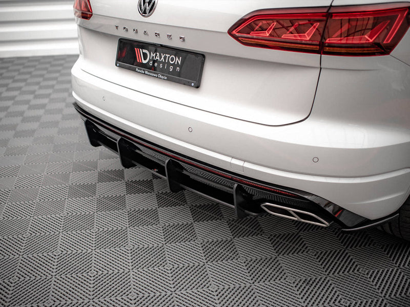 Maxton Design - STREET PRO REAR DIFFUSER VW TOUAREG R-LINE MK3