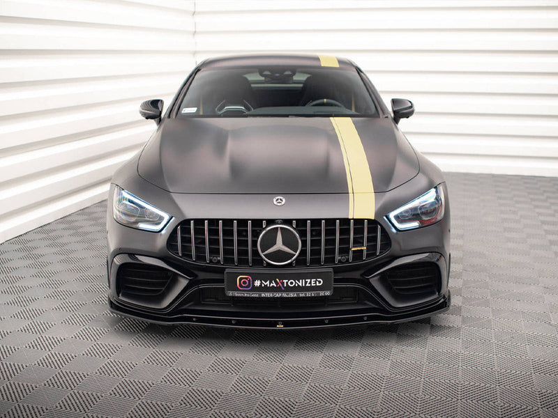 Maxton Design - FRONT SPLITTER V.2 MERCEDES AMG GT 63S 4-DOOR COUPE (2018 -)