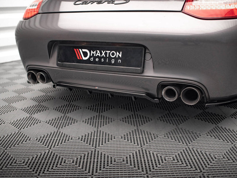 Maxton Design - CENTRAL REAR SPLITTER (VERTICAL BARS) PORSCHE 911 CARRERA / CARRERA GTS 997 FACELIFT