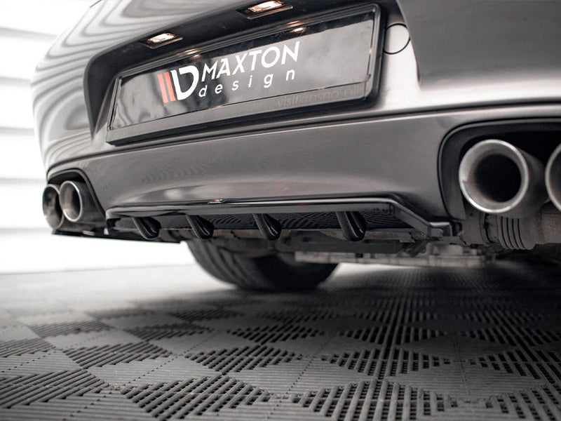 Maxton Design - CENTRAL REAR SPLITTER (VERTICAL BARS) PORSCHE 911 CARRERA / CARRERA GTS 997 FACELIFT