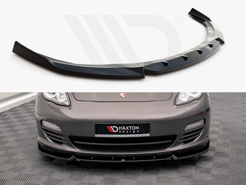 Maxton Design - FRONT SPLITTER V.2 PORSCHE PANAMERA / PANAMERA DIESEL 970