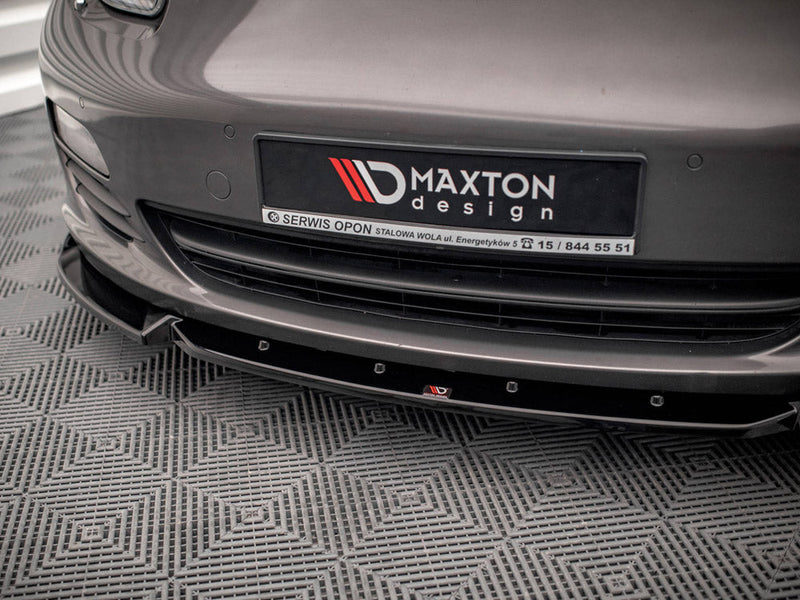 Maxton Design - FRONT SPLITTER V.2 PORSCHE PANAMERA / PANAMERA DIESEL 970