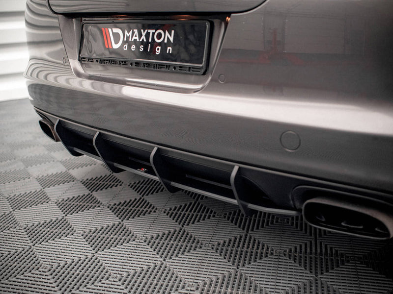 Maxton Design - STREET PRO REAR DIFFUSER PORSCHE PANAMERA / PANAMERA DIESEL 970