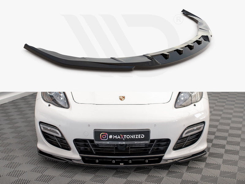 Maxton Design - FRONT SPLITTER V.2 PORSCHE PANAMERA TURBO 970