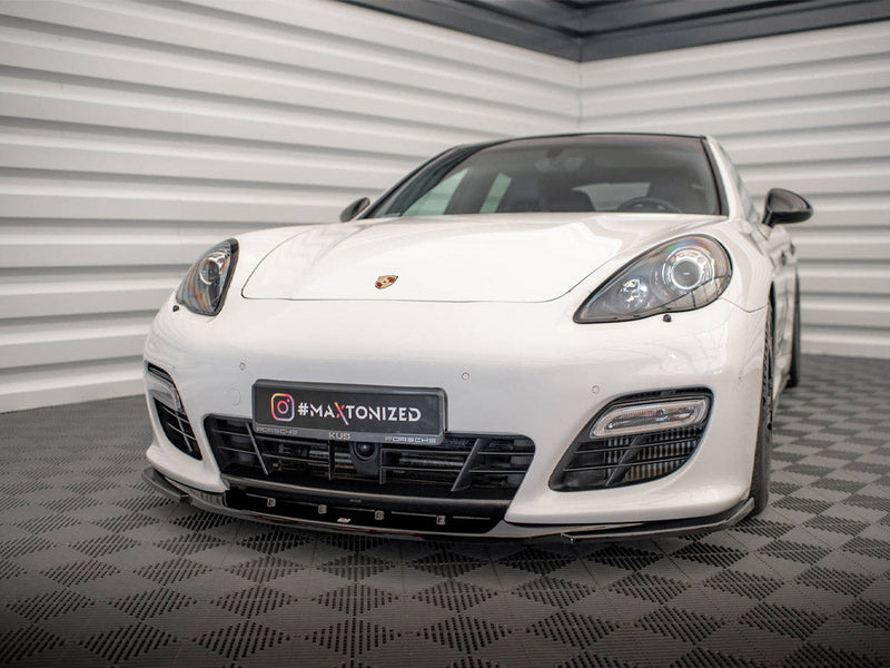 Maxton Design - FRONT SPLITTER V.2 PORSCHE PANAMERA TURBO 970