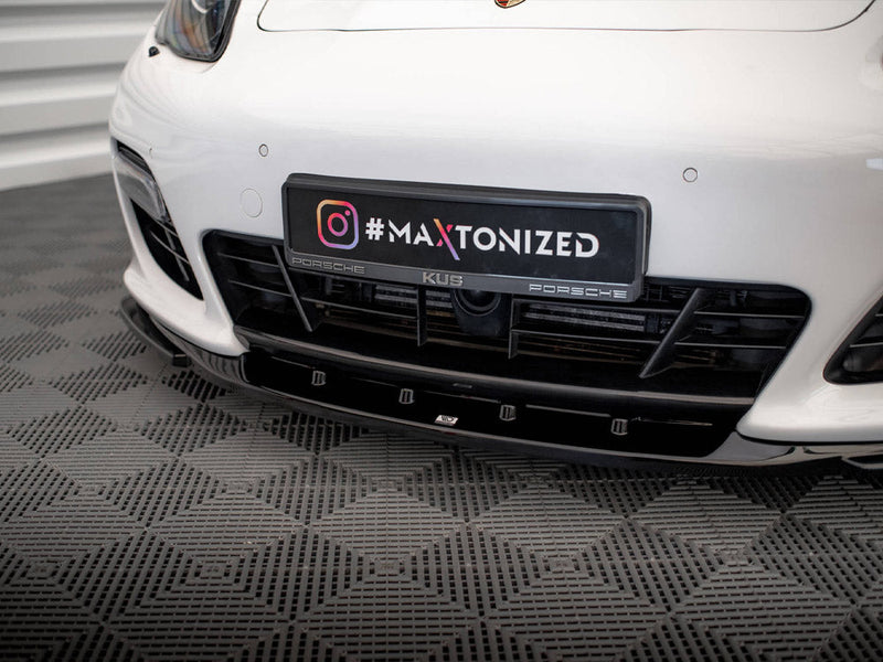 Maxton Design - FRONT SPLITTER V.2 PORSCHE PANAMERA TURBO 970