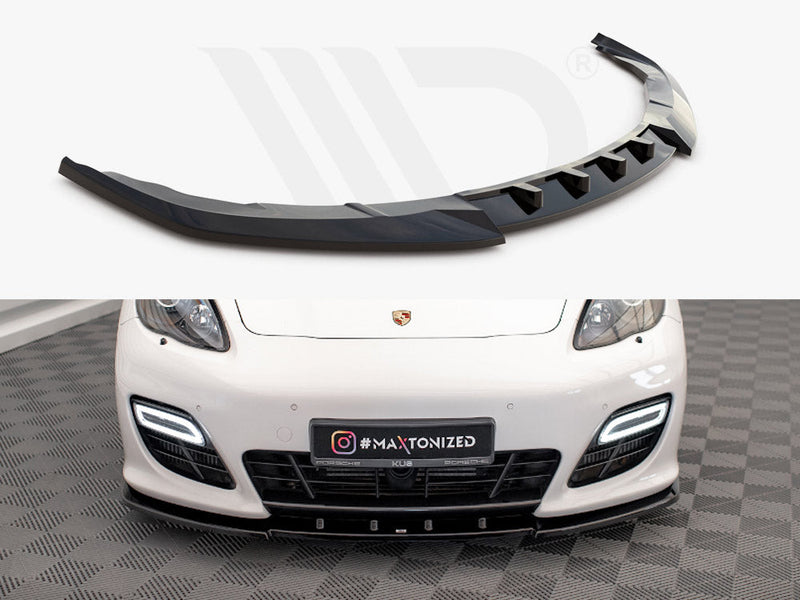 Maxton Design - FRONT SPLITTER V.1 PORSCHE PANAMERA TURBO 970