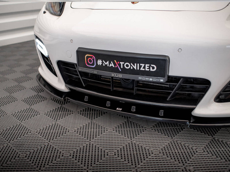Maxton Design - FRONT SPLITTER V.1 PORSCHE PANAMERA TURBO 970