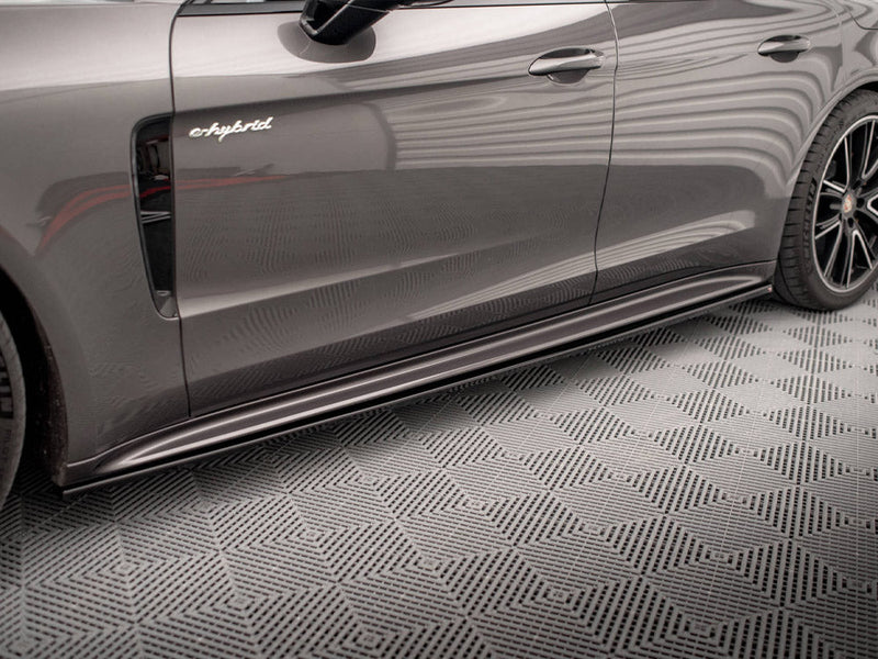 Maxton Design - Side Skirts Diffusers V.1 Porsche Panamera Turbo S E-Hybrid / Panamera E-Hybrid / Panamera 4S 971