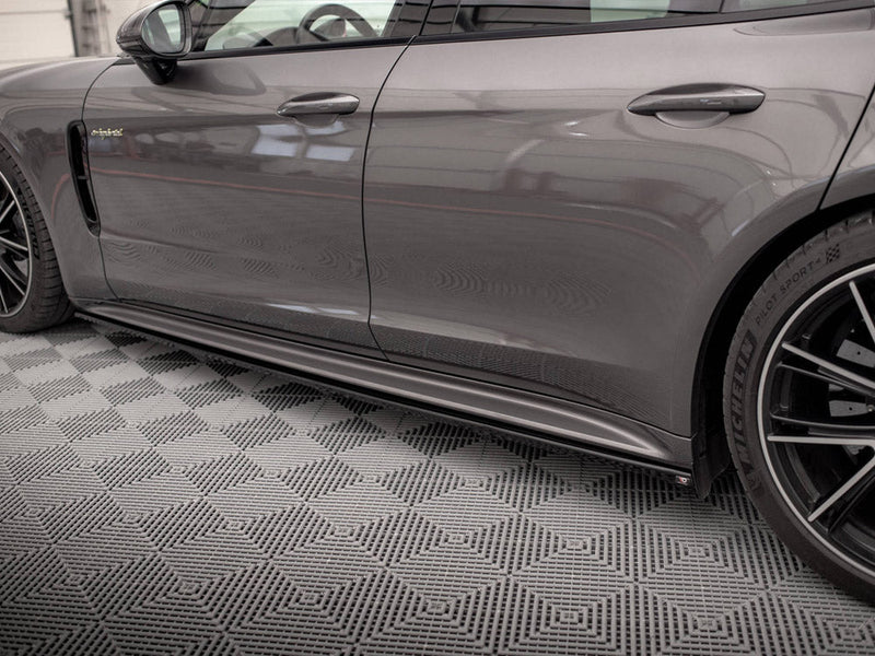 Maxton Design - Side Skirts Diffusers V.1 Porsche Panamera Turbo S E-Hybrid / Panamera E-Hybrid / Panamera 4S 971