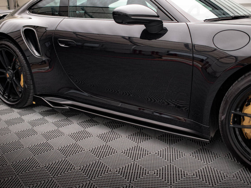 Maxton Design - SIDE SKIRTS DIFFUSERS PORSCHE 911 TURBO S 992