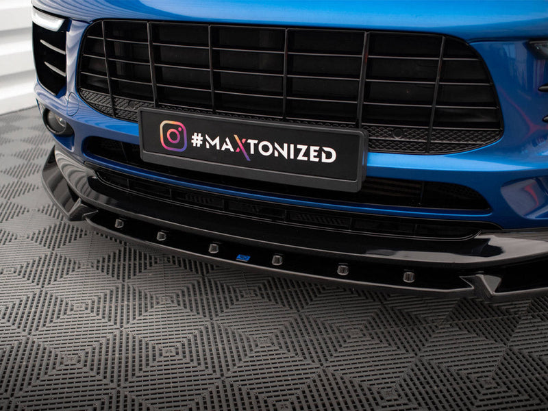 Maxton Design - FRONT SPLITTER V.2 PORSCHE MACAN MK1