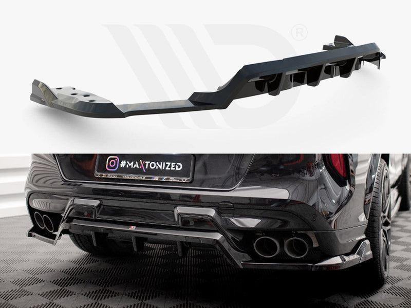 Maxton Design - CENTRAL REAR SPLITTER (VERTICAL BARS) BMW X6 M F96